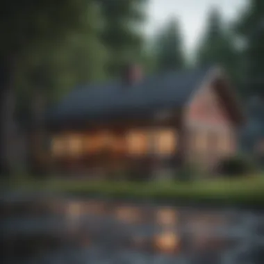 Challenges in Home Ownership Illustration of home ownership challenges due to bankruptcy