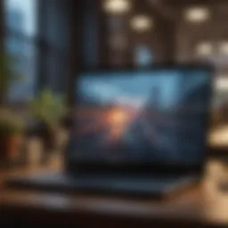 High-performance laptop showcasing speed and efficiency