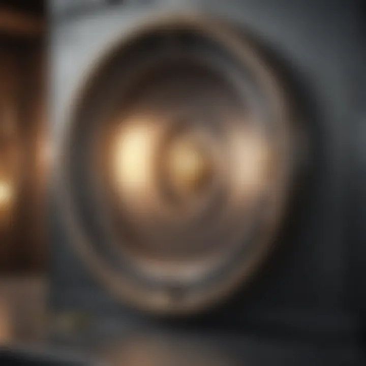A secure vault symbolizing financial stability