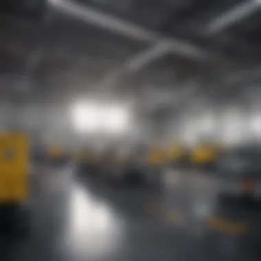 Inside a Modern Solar Manufacturing Facility Modern solar manufacturing facility showcasing advanced machinery