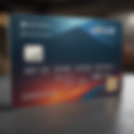 A close-up view of the Chase Advantage Credit Card showcasing its sleek design.
