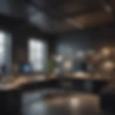 Modern Workspace for High-Paying Careers Dynamic workspace showcasing modern technology