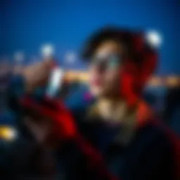 Young adult exploring loan options