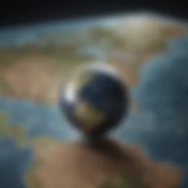 Global Economic Ripple Effects Global map depicting the ripple effects of Federal interest rate changes