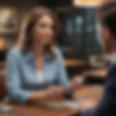 Navigating Financial Strategies with Multiple Cards A financial planner discussing benefits of multiple debit cards with clients